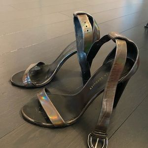 Proenza Schouler Metallic stiletto heel